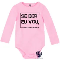 Body Bebê Infantil frase engraçada internet youtube se der eu vou - Foto 4