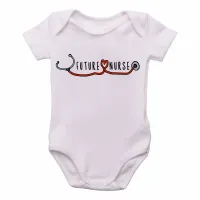 Body Bebê Infantil future nurse enfermagem enfermeira - Foto 2