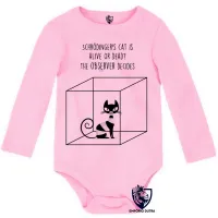 Body Bebê Infantil gato schrodinger - Foto 4