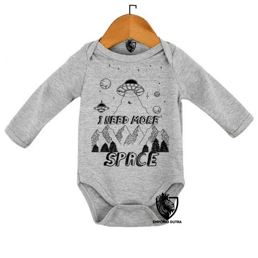 Body Bebê Infantil I need more space alien et ovni Imagem