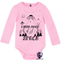 Body Bebê Infantil I need more space alien et ovni - Foto 4