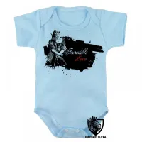 Body Bebê Infantil Incredible Love caveira princesa - Foto 3