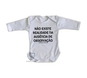 Body Bebê Infantil Interpretação de Copenhaga