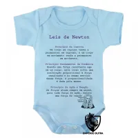 Body Bebê Infantil Leis de Newton - Foto 3