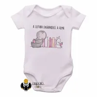 Body Bebê Infantil leitura engrandece alma - Foto 2