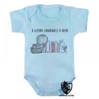 Body Bebê Infantil leitura engrandece alma - Foto 3