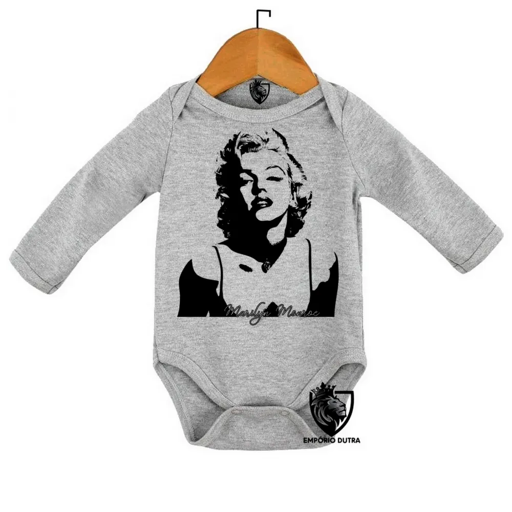 Body Bebê Infantil Marilyn Monroe estados unidos Imagem