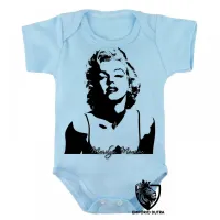 Body Bebê Infantil Marilyn Monroe estados unidos - Foto 3