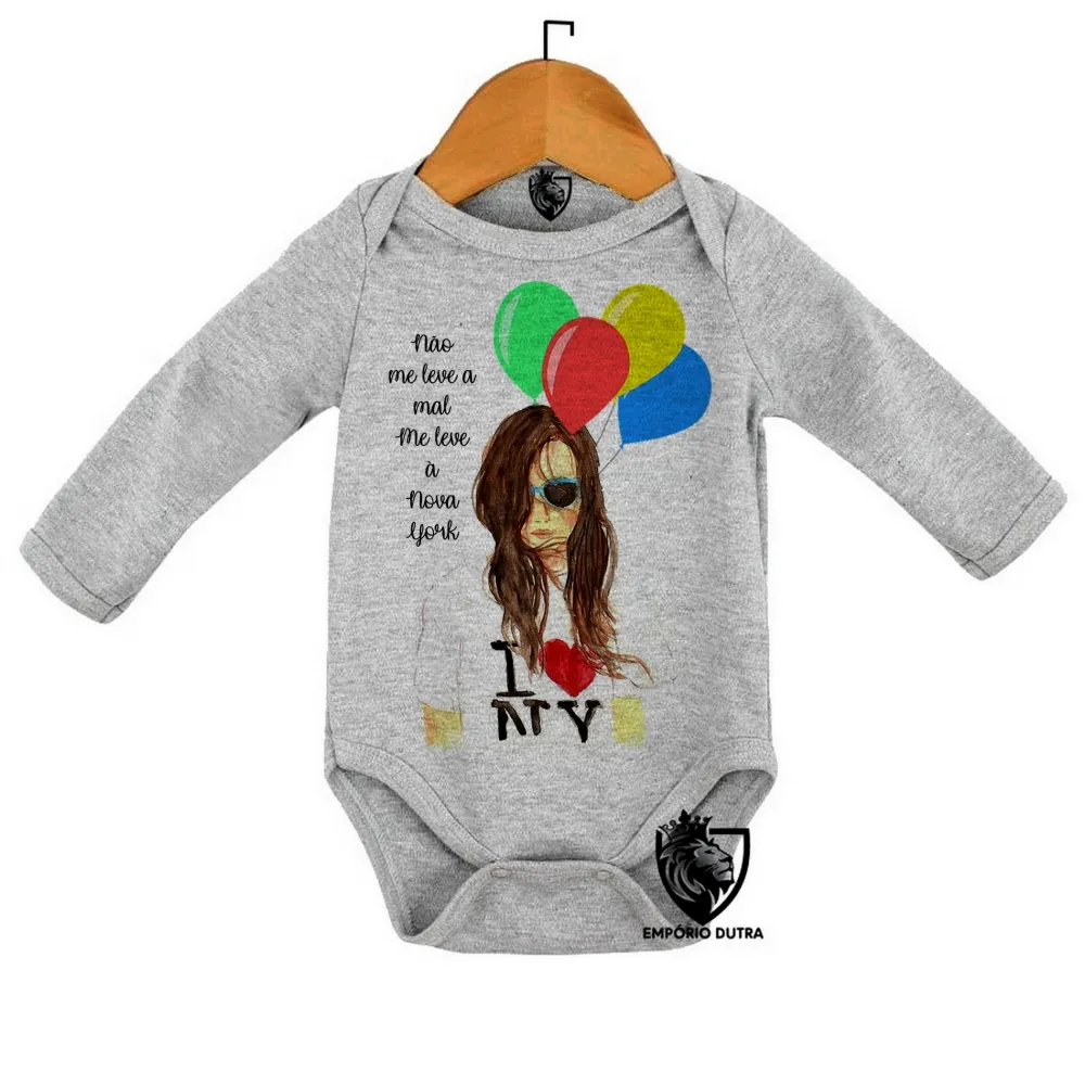 Body Bebê Infantil Me leve à Nova York NY New York