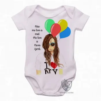 Body Bebê Infantil Me leve à Nova York NY New York - Foto 2