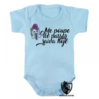 Body Bebê Infantil Me poupe raiva hoje unicórnio bipolar - Foto 3