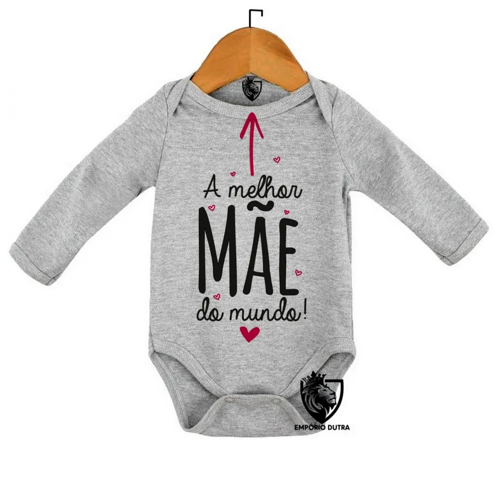 Body Bebê Infantil melhor mãe dias das mães presente