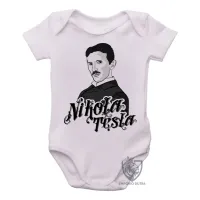 Body Bebê Infantil nikola tesla genio eletrica - Foto 2