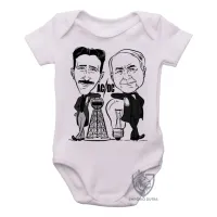 Body Bebê Infantil nikola tesla Thomas Edson eletrica - Foto 2