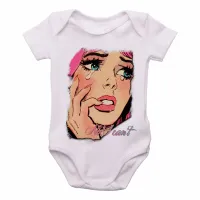Body Bebê Infantil No I Cant garota chorando menina girl - Foto 2