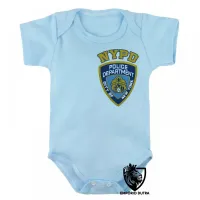 Body Bebê Infantil NYDP policia New York - Foto 2