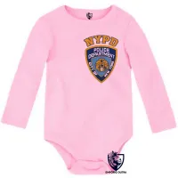 Body Bebê Infantil NYDP policia New York - Foto 4
