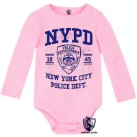 Body Bebê Infantil NYDP policia New York - Foto 4