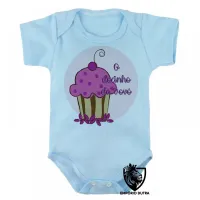 Body Bebê Infantil docinho da Vovó Vó cupcake - Foto 2