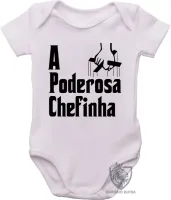 Body Bebê Infantil Poderosa Chefinha - Foto 2