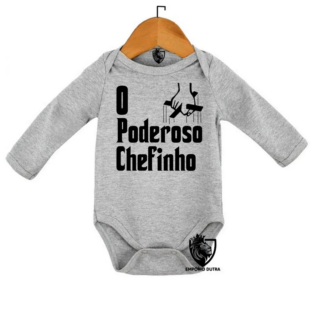 Body Bebê Infantil Poderoso Chefinho Chefão