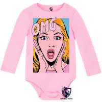 Body Bebê Infantil Retro OMG - Foto 4