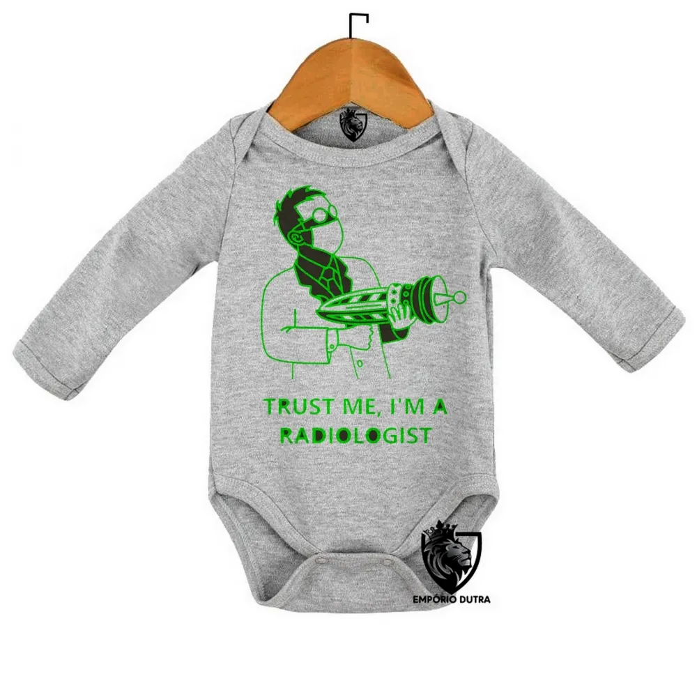 Body Bebê Infantil Trust me Im radiologia radiologista
