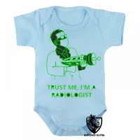 Body Bebê Infantil Trust me Im radiologia radiologista - Foto 3