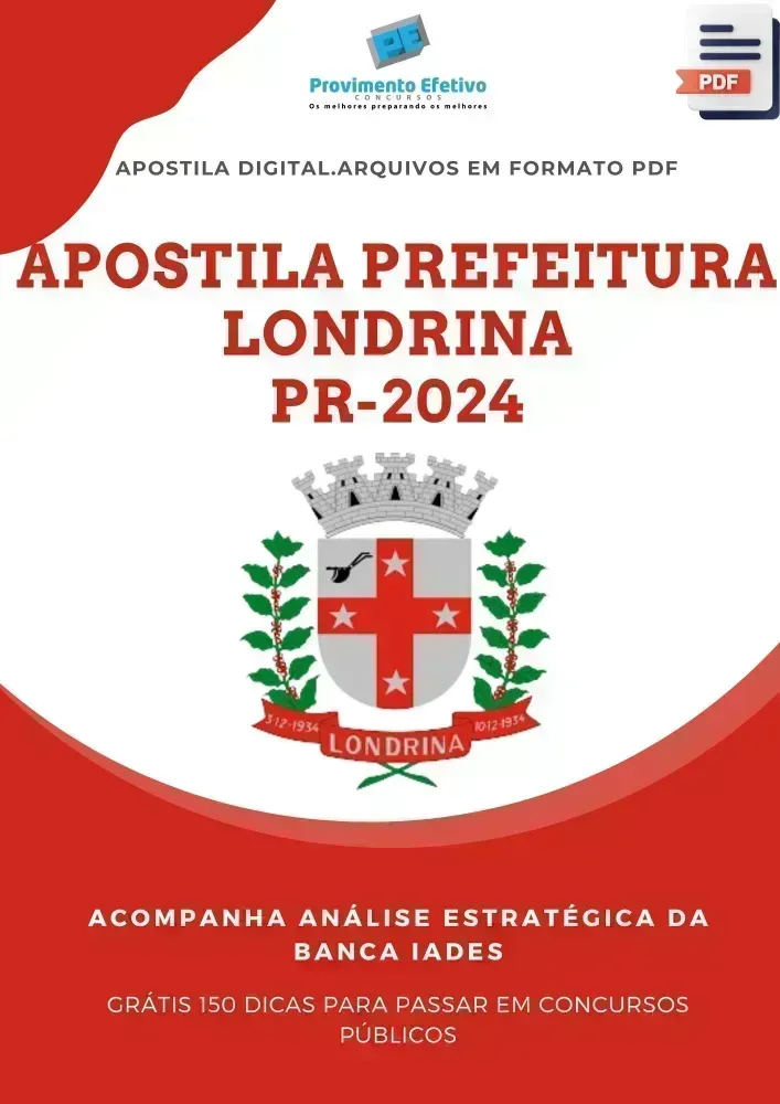 Apostila Prefeitura Londrina PR  Engenharia Elétrica  2024