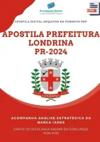 Apostila Prefeitura Londrina PR  Engenharia Química 2024