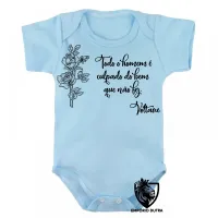 Body Bebê Infantil Voltaire bem que não fez - Foto 3