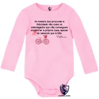 Body Bebê Infantil Voltaire felicidade - Foto 4