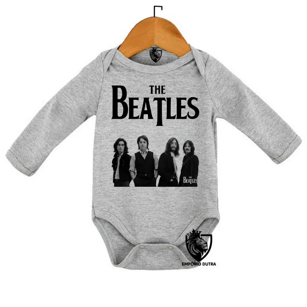 Body Bebê Infantil banda beatles rock John Lennon anos 60 Imagem