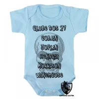 Body Bebê Infantil Clube dos 27 rock - Foto 3