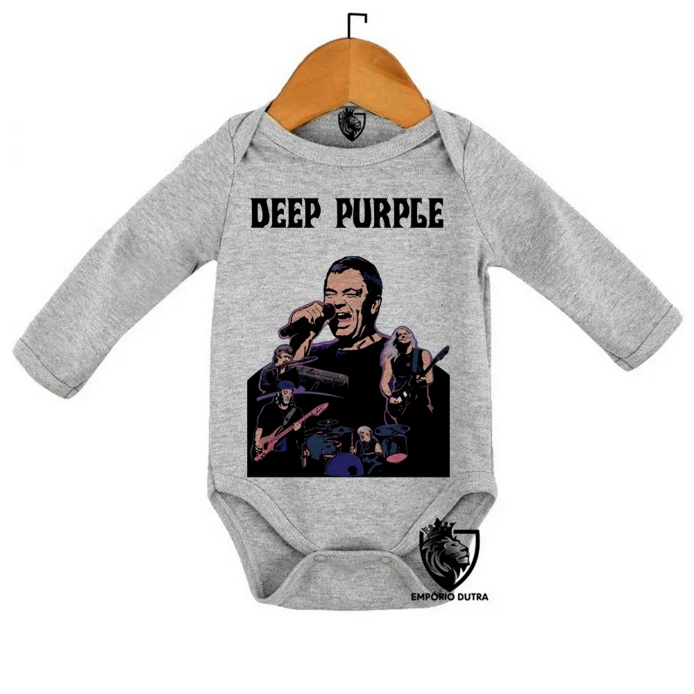 Body Bebê Infantil deep purple banda rock roll cantor Imagem