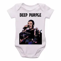 Body Bebê Infantil deep purple banda rock roll cantor - Foto 2