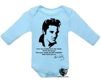 Body Bebê Infantil Elvis Presley rei rock musica - Foto 3