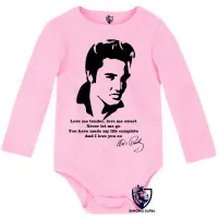 Body Bebê Infantil Elvis Presley rei rock musica - Foto 4