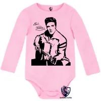 Body Bebê Infantil Elvis Presley violão - Foto 4