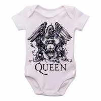 Body Bebê Infantil falcao black queen Freddie Mercury cantor banda rock - Foto 2