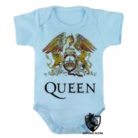 Body Bebê Infantil falcao color queen Freddie Mercury banda rock - Foto 3