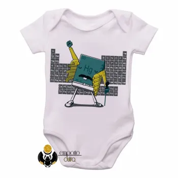 Body Bebê Infantil Fred Mercury Queen tabela periodica - Foto 2