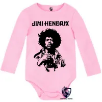Body Bebê Infantil Jimi Hendrix rei guitarra woodstock anos 60 - Foto 4