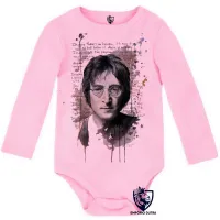 Body Bebê Infantil John Lennon Imagine Beatles - Foto 4
