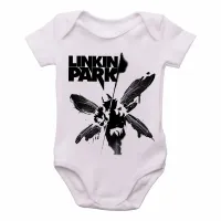 Body Bebê Infantil Linkin Park Soldier banda rock chester - Foto 2