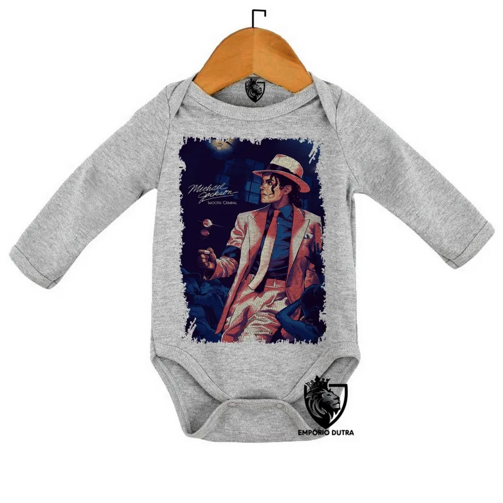 Body Bebê Infantil Michael Jackson Smooth criminal