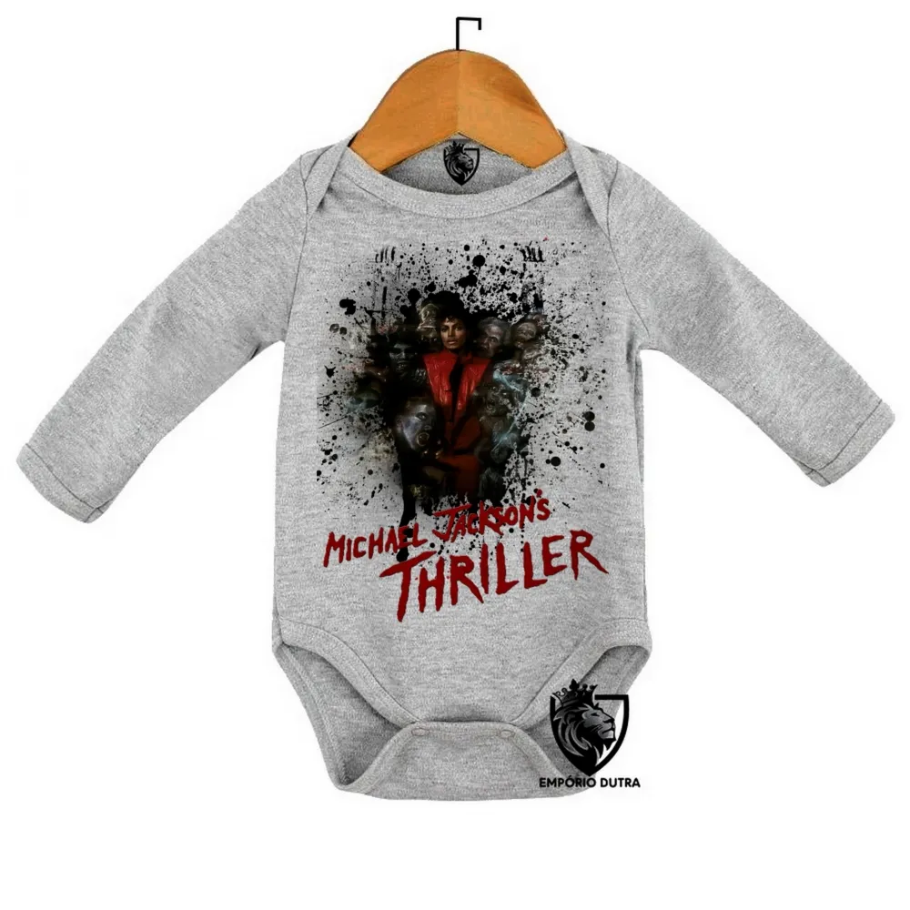 Body Bebê Infantil michel jackson musica thriller Imagem