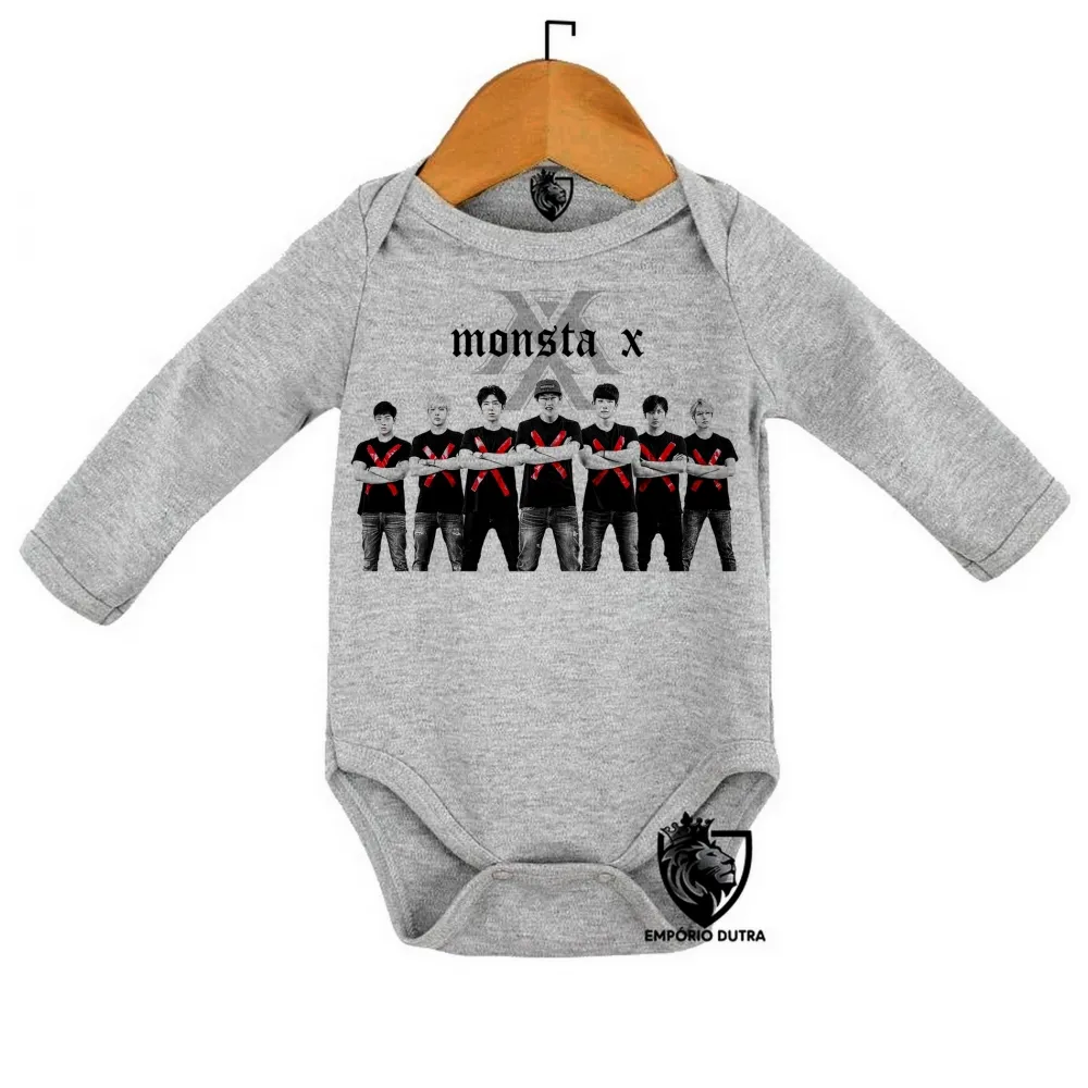 Body Bebê Infantil montsa x k pop bts musica banda koreana Imagem