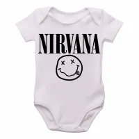 Body Bebê Infantil nirvana carinha rock - Foto 2