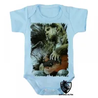 Body Bebê Infantil Nirvana Kurt Cobain pintura - Foto 3